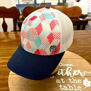 Ladies Columbia PFG Monogram Hat Cap Ballcap mesh adjustable